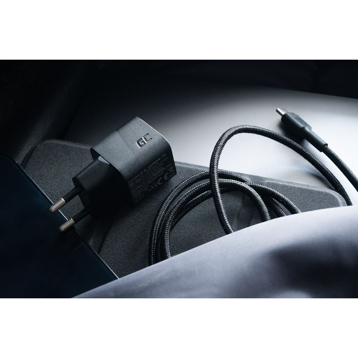USB-kaabel Green Cell CHARGC06 Must (1 Ühikut)